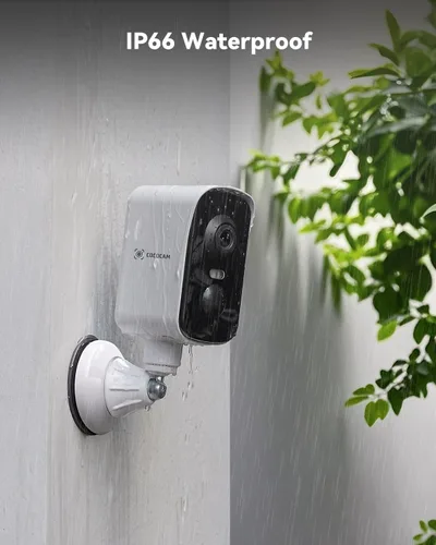 Miniatura 9 de COCOCAM 4G Cámara de seguridad celular magnética portátil inalámbrica, cámara 2K para interior/exterior para RV/camping/viajes, 300° panorámica