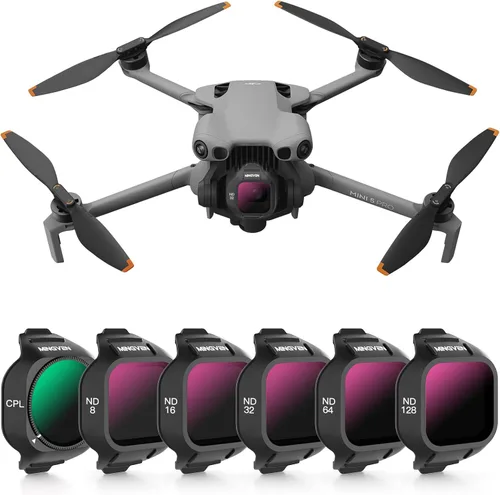 Miniatura 11 de Juego de filtros Mini 4 Pro ND/PL, 6 unidades (CPL, ND8/PL, ND16/PL, ND32/PL, ND64/PL, ND256/PL) Filtro de densidad neutra compatible con DJI Mini 4