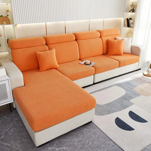 Miniatura 8 de Fundas elásticas para asiento de sofá, en forma de L, fundas de sofá seccionales, fundas de cojín lavables para sofá