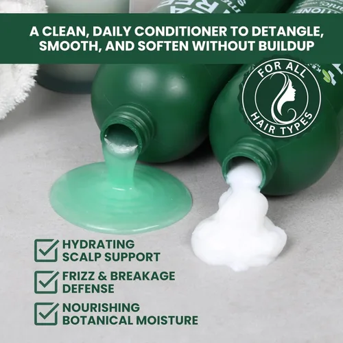 Miniatura 6 de KESMEDIK Acondicionador de aceite de árbol de té MaxTherapy, hidratante, desenreda y suaviza el cabello, refresca y calma el cuero cabelludo seco