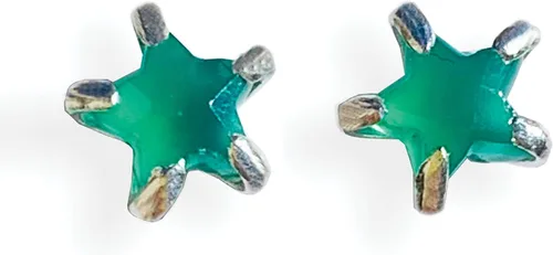 Miniatura 11 de Aretes de estrella de piedras preciosas naturales para mujeres y hombres, lapislázuli, ónix, piedra lunar, labradorita, turmalina negra, hechos a