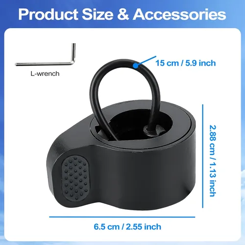 Miniatura 4 de Pieza de repuesto compatible con el acelerador de pulgar eléctrico Xiaomi M365/Pro 1S
