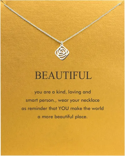 Miniatura 18 de Baydurcan - Collar de amistad con colgante de ancla, brújula y dije de elefante de la buena suerte, con tarjeta de mensaje y tarjeta de regalo