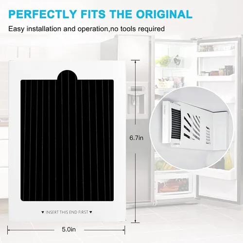 Miniatura 2 de SEISSO Filtro de aire de repuesto para refrigerador compatible con Frigidaire PAULTRA Pure Air Ultra 242047801, 242047804, 241754002, 241791601