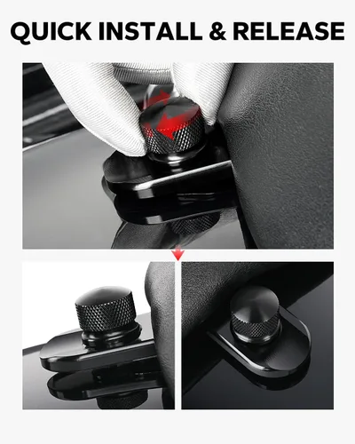 Miniatura 2 de Amazicha - Tornillo de montaje con tapa para perno de asiento para Harley Davidson, compatible con guardabarros 1997-2024