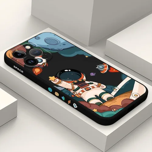 Miniatura 18 de LEECG Funda para iPhone 12 Mini, diseño creativo con estampado floral, funda antiarañazos de microfibra suave, funda de silicona líquida para Negro