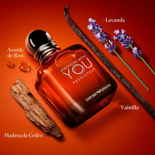 Miniatura 2 de Armani Beauty - Stronger With You Absolutely - Parfum - Colonia para Hombre - Fragancia Masculina Ámbar Especiada y Gourmand – Acorde de Ron, Madera