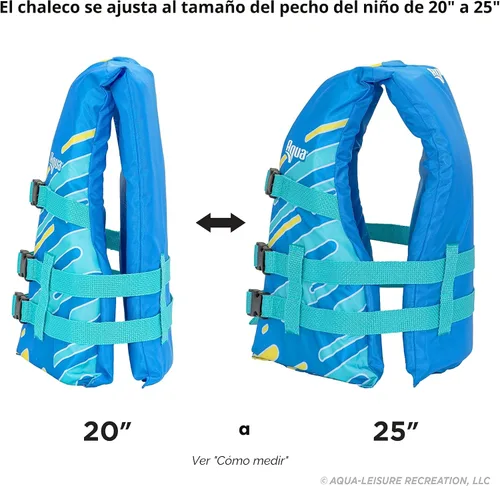 Miniatura 3 de Aqua Oceans 7 Life Jacket for Kids Verde mar