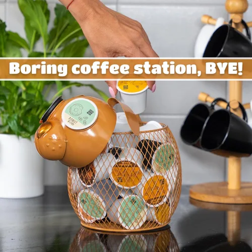 Miniatura 2 de Organizador de cápsulas de café Made Easy Kit - Decoración funcional para barra de café en casa - Accesorios de almacenamiento en mostrador