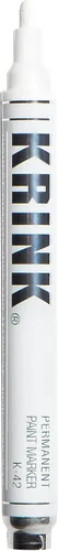Miniatura 18 de Krink K-42 - Rotulador de pintura negra, vibrante y opaco para cualquier superficie, marcador permanente con pintura a base de alcohol