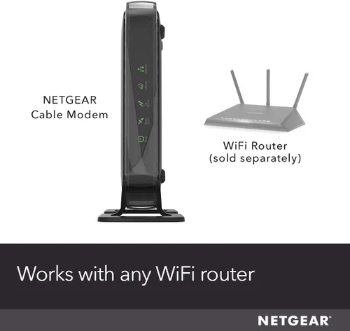 Miniatura 2 de NETGEAR - Módem de cable compatible con todos los proveedores de cables, incluyendo Xfinity by Comcast, Negro