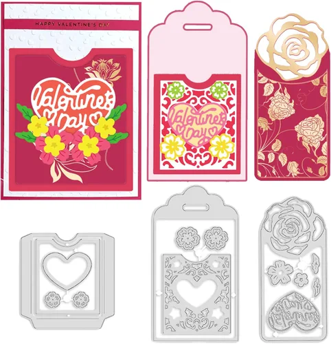 Miniatura 6 de ORIGACH Troqueles de corte de metal de esquina de cosecha de parachoques de otoño feliz muere de vid de calabaza plantilla para hacer tarjetas DIY