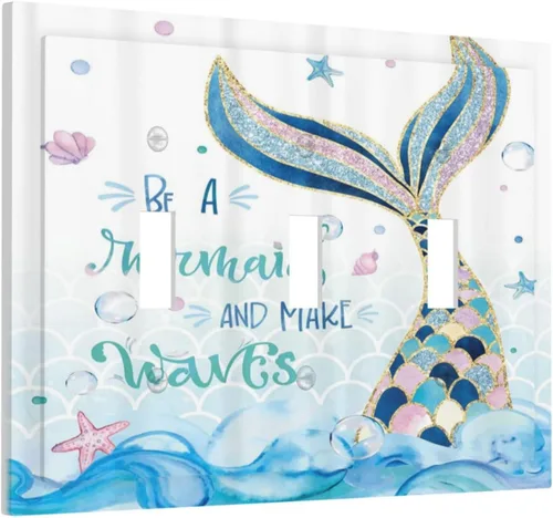 Miniatura 43 de Rainbow in the Clouds - Placas de Pared de Doble Interruptor de 2 Posiciones, Panel de Arte Rosa, Cubierta de Interruptor de Luz, Placa Frontal Arco