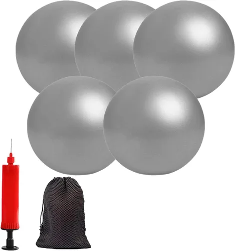 Miniatura 11 de Mini Pelotas de Yoga 6 Pulgadas Pelota de Ejercicio Pilates Terapia de Equilibrio Micropore Bola Equipo de Barre para Entrenamiento de Estabilidad
