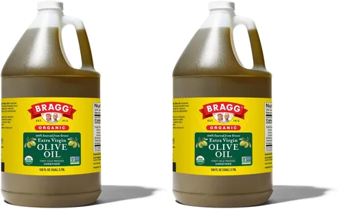 Miniatura 12 de Bragg - Aceite de oliva orgánico y extravirgen, hecho con aceitunas griegas Koroneiki, prensado en frío para marinar y vinagretas, con certificado