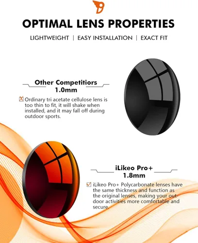 Miniatura 3 de Lentes de repuesto de policarbonato PRO+ para gafas de sol Oakley Holbrook Series