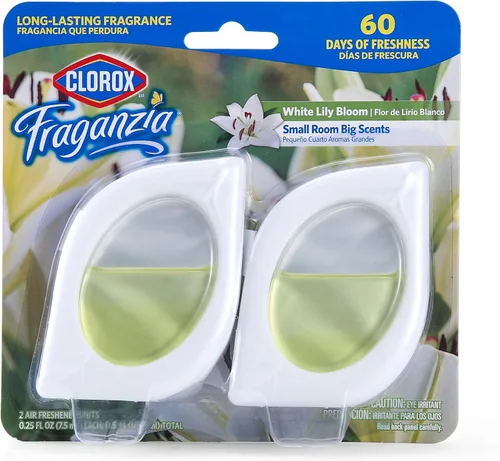 Miniatura 12 de Clorox Fraganzia - Ambientador para habitaciones pequeñas, manzana y canela, despegar y colocar, sin enchufe, sin batería, para armarios