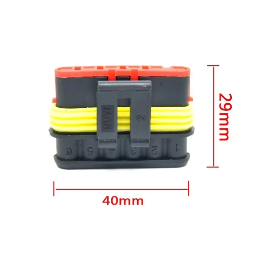 Miniatura 2 de MUYI - Conector de terminal de serie de cable impermeable de 1.5mm (Conector de 1-4 pines (384 piezas))