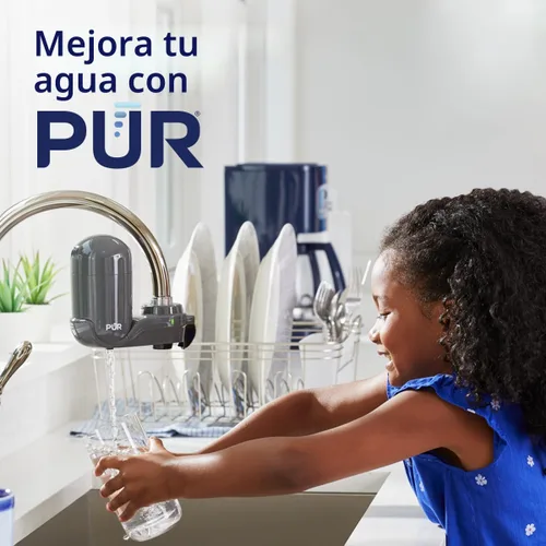 Miniatura 9 de PUR Plus - Sistema de filtración de agua para montaje en grifo vertical, filtro de agua reductor de plomo para grifo de fregadero, fácil