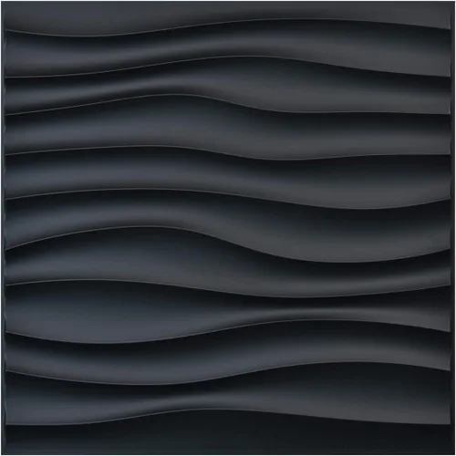 Miniatura 15 de Art3d - Paneles de pared 3D de 20 piezas, 11.8" x 11.8" (1.77 m²) Paneles de pared de PVC, decoración de pared adhesiva para sala de estar, Negro