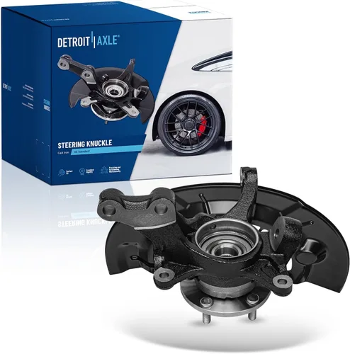 Miniatura 81 de Detroit Axle - Kit de nudillos traseros izquierdo FWD para Hyundai Santa Fe 2007-2009 Veracruz 2007-2012, reemplazo del conjunto de cojinete