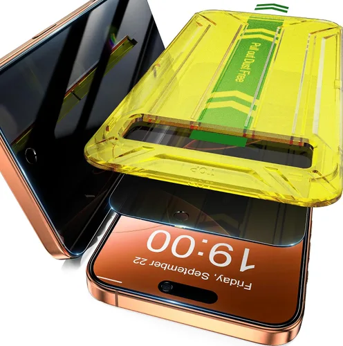 Miniatura 13 de Fotbor Protector de pantalla de privacidad para iPhone 12 Pro Max, protector de pantalla de privacidad para iPhone 12 Pro Max [2 antiespías]
