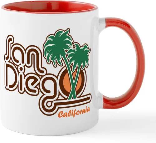 Miniatura 67 de CafePress Taza de café de cerámica de 11 oz (11.0 fl oz) de San Francisco Blanco - Taza San Francisco