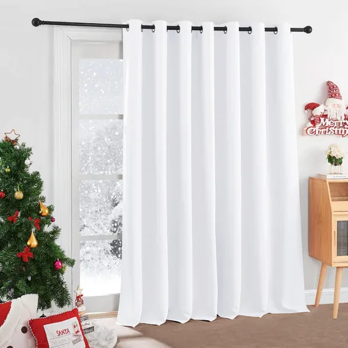 Miniatura 28 de RYB HOME - Cortinas opacas para patio - Cortinas con ojales sólidos, paneles de ventana grandes, eficiencia energética, cortinas de privacidad