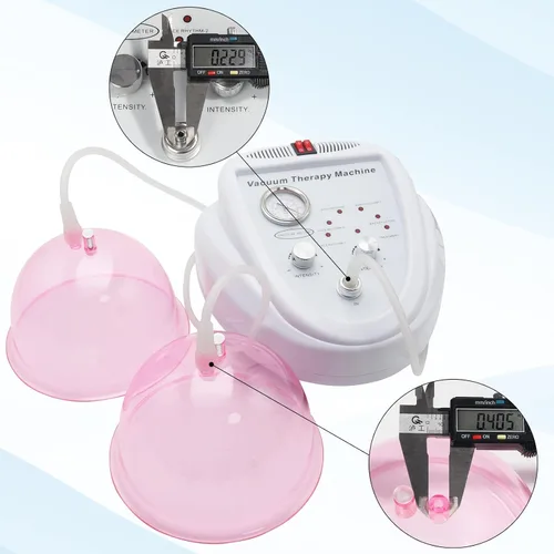 Miniatura 6 de weiwei Accesorios para máquinas de terapia de vacío, 2 tubos de silicona tipo Y para tazas grandes, tubo de vacío de silicona transparente