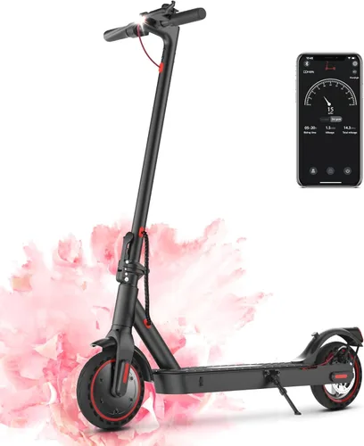 Miniatura 12 de iScooter - Scooter eléctrico con autonomía de 23/18/12 millas, velocidad máxima de 22/19/18 mph, con control de crucero y sistema de doble freno