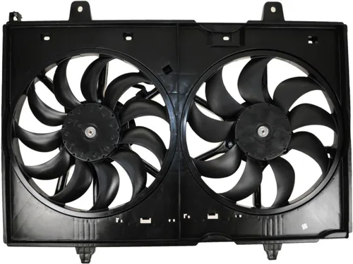 Miniatura 132 de TRQ Conjunto de ventilador de refrigeración dual del radiador compatible con Toyota Highlander 2008-2013 TO3115155