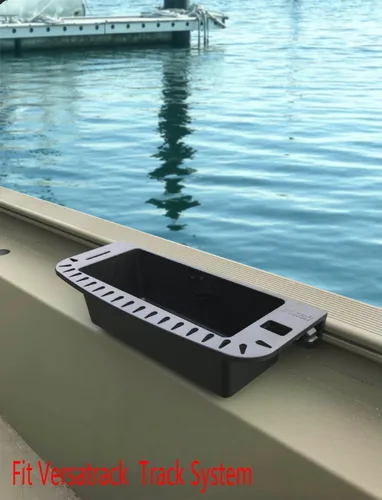 Miniatura 4 de Brocraft Soporte para herramientas para sistema de pista de barco de 90 grados/organizador marino para pista Versatrack, pista deportiva Lund