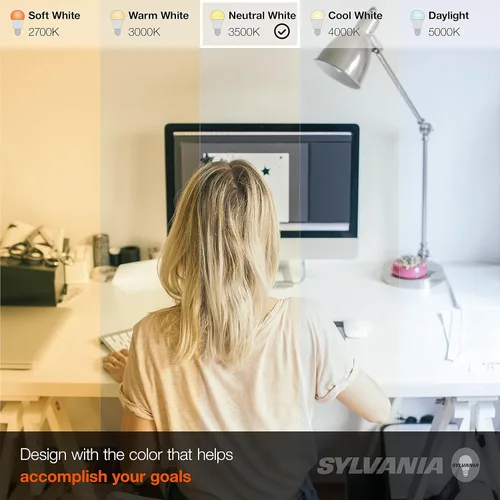 Miniatura 5 de Sylvania Ultra - Bombilla LED equivalente a 60 W A19, eficiente 9 W, base media, regulable, acabado esmerilado, 800 lúmenes, blanco brillante