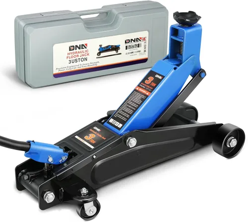 Miniatura 13 de DNA Motoring TOOLS-00234 Gato Hidráulico de Carretilla de Perfil Bajo para Servicio/Piso, Capacidad de 2 Toneladas (4000 libras), Rango de Elevación