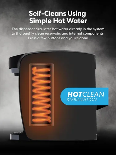 Miniatura 5 de Brio Enfriador de agua para encimera sin botella 800 con filtración de 2 etapas, autolimpiante, pantalla digital, dispensador de agua potable