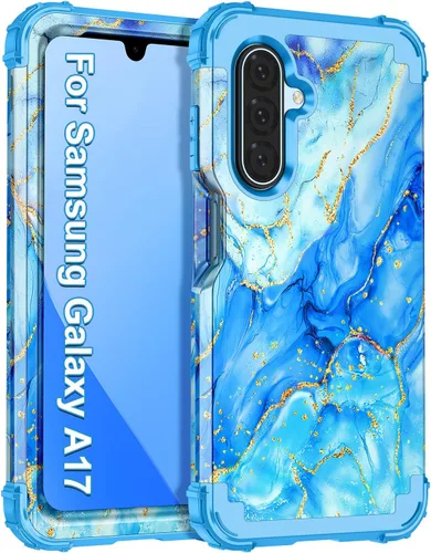 Miniatura 24 de Casetego Funda para Galaxy A16 5G, Tres Capas de Alta Resistencia Robusta a Prueba de Golpes, Protección Completa Rugosa de PC Duro + Parachoques
