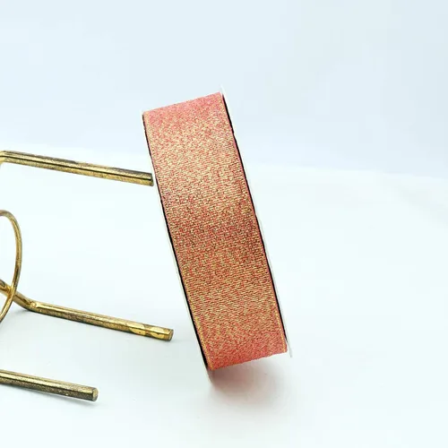 Miniatura 4 de Cinta de champán con purpurina de 1 pulgada, cinta para envolver regalos, fiestas de vacaciones, decoraciones de boda, cinta de tela de 25 yardas