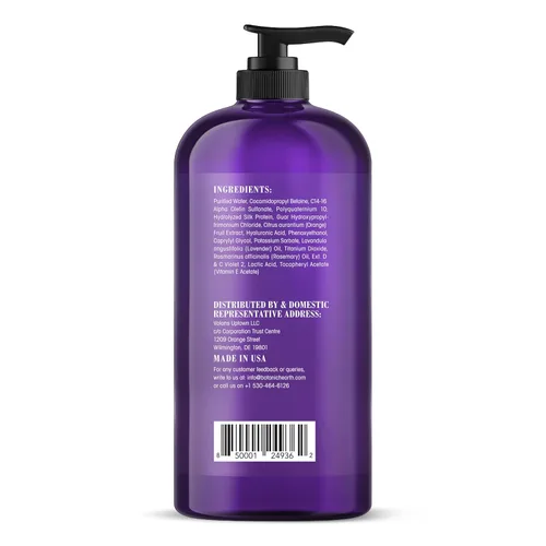 Miniatura 5 de Botanic Hearth Champú morado de 16 onzas líquidas Para todos los tonos de cabello rubio, plateado y gris Con aceite de lavanda, vitamina E