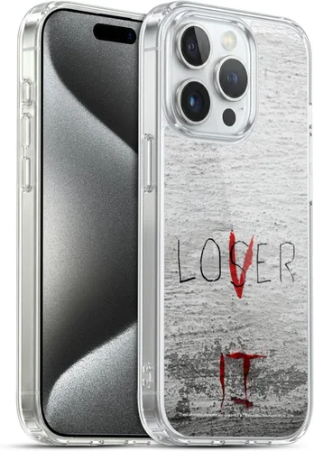 Miniatura 82 de Head Case Designs Funda de gel suave con licencia oficial de la película de TI Pennywise 2 Graphics compatible con Apple iPhone 15 Pro