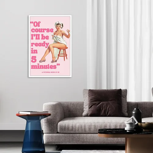 Miniatura 3 de Póster de pared de coqueta rosa de los años 70, diseño retro vintage de los años 70, póster estético de moda para habitación de adolescentes