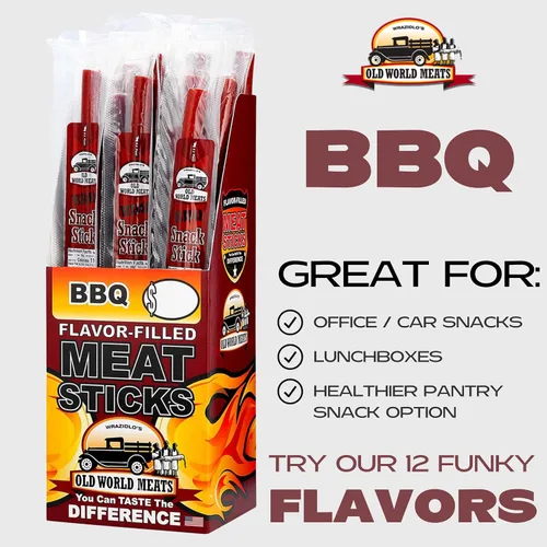 Miniatura 4 de Old World Meats - Palitos de carne, 110 calorías, Keto, bajos en carbohidratos, 0.04 oz de azúcar, combustibles, paquete de 20 barras de 1 onza