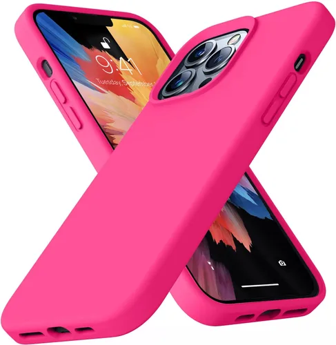 Miniatura 20 de Funda compatible con iPhone 13 de 6.1 pulgadas, de silicona líquida premium [forro de microfibra suave antiarañazos], goma de gel, protección Uva