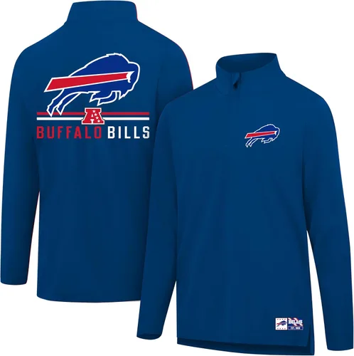 Miniatura 69 de Ultra Game Men's NFL Official Super Soft Quarter Zip Long Sleeve T-Shirt