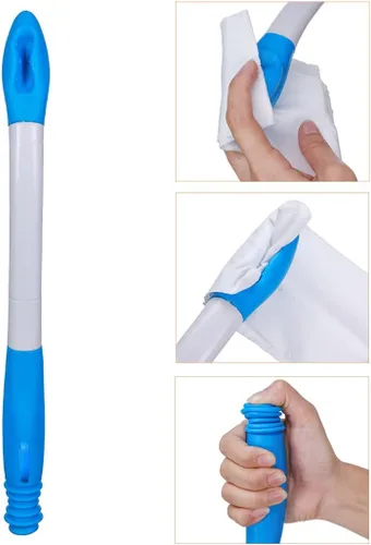 Miniatura 4 de Ayudas de inodoro plegables para limpiar la parte inferior - Herramienta de limpieza a tope - Asistencia de limpieza automática para el baño