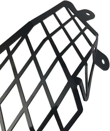 Miniatura 9 de Accesorios de motocicleta Cubierta de faro delantero Protector de parrilla Lente de malla para Benelli TRK502 TRK502X TRK 502 502X (negro)