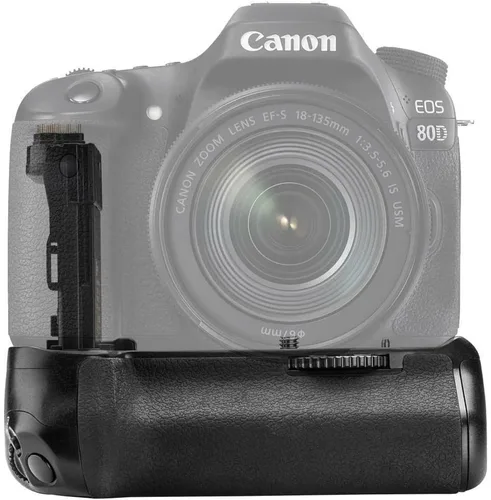 Miniatura 6 de Kit de agarre de batería para cámara SLR digital Canon EOS 70D, EOS 80D, EOS 90D incluye agarre de batería de repuesto BG-E14 + cantidad de 2