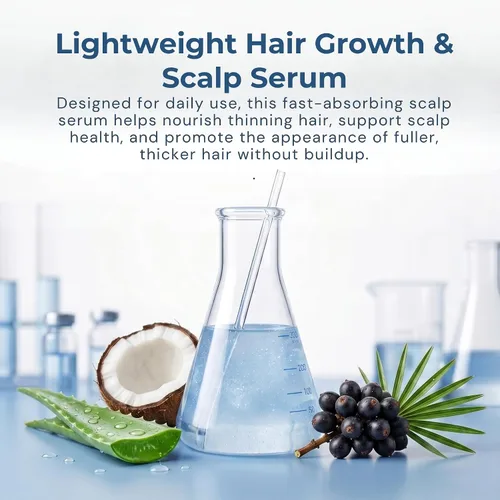 Miniatura 5 de Paisle Botanics Suero para el crecimiento del cabello para la pérdida del cabello, biotina natural, espesante de cabello fino para mujeres