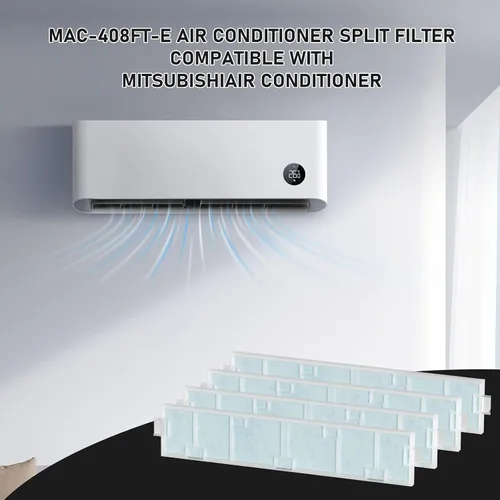 Miniatura 3 de MAC-408FT-E - Filtro de repuesto compatible con aire acondicionado Mitsubishi MAC-408FT-E, filtro para una óptima filtración de aire, paquete de 4