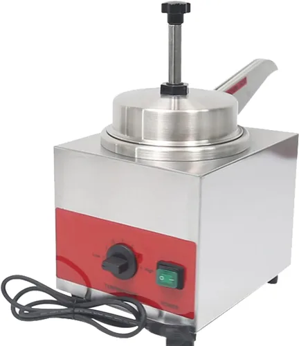 Miniatura 2 de Calentador de queso Nacho con boquilla calentada y bomba, dispensador eléctrico de dulce de azúcar caliente, calentador de salsa de mantequilla