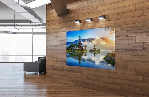 Miniatura 4 de SpiritualHands Lienzo decorativo para pared, diseño de lugares famosos del patrimonio mundial, carteles enmarcados escénicos, paisajes modernos, 03